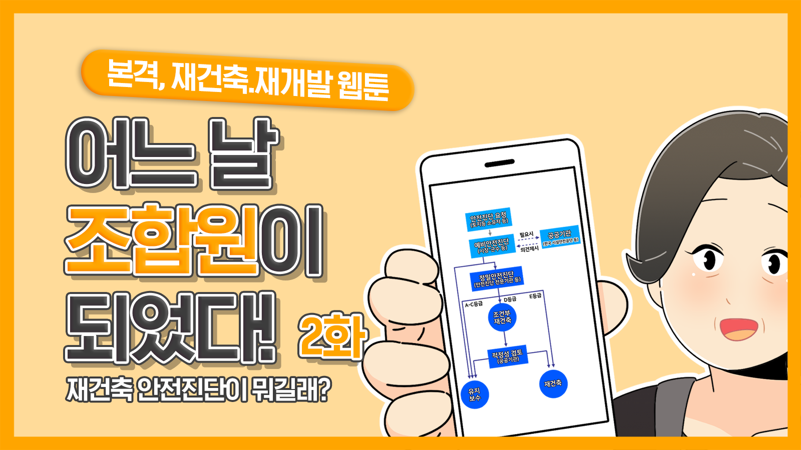 [웹툰] 어느 날 조합원이 되었다 2화 – 재건축 안전진단이 뭐길래?