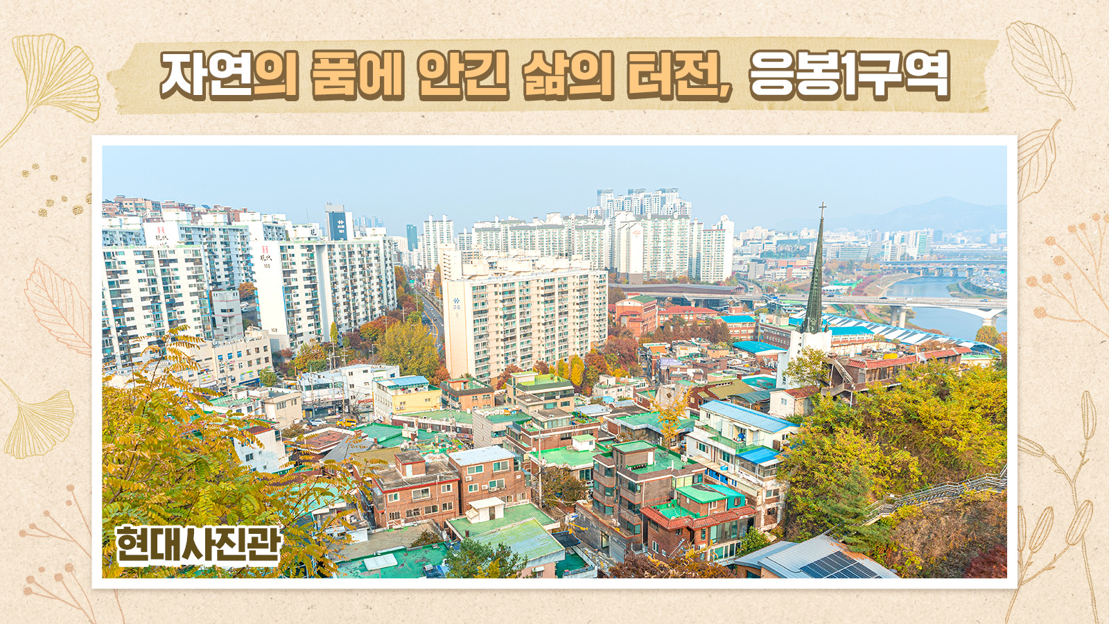 [현대사진관] 자연의 품에 안긴 삶의 터전 ‘응봉1구역’